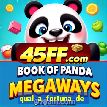 qual a fortuna de mari maria